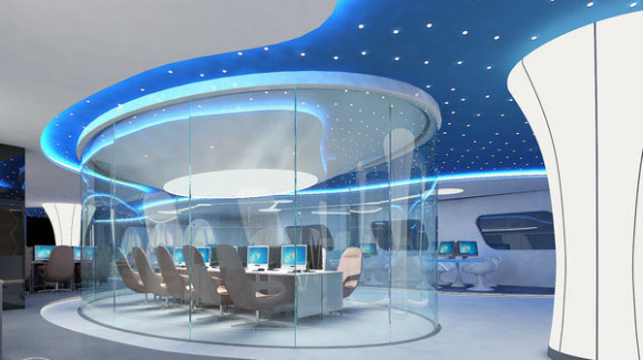 錦江區科技電競網咖裝修效果圖分享！